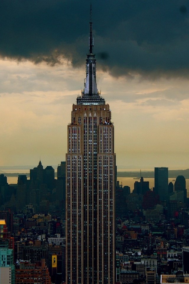 Обои америка, нью-йорк, небоскрёб, эмпайр стейт билдинг, america, new york, skyscraper, the empire state building разрешение 1920x1200 Загрузить