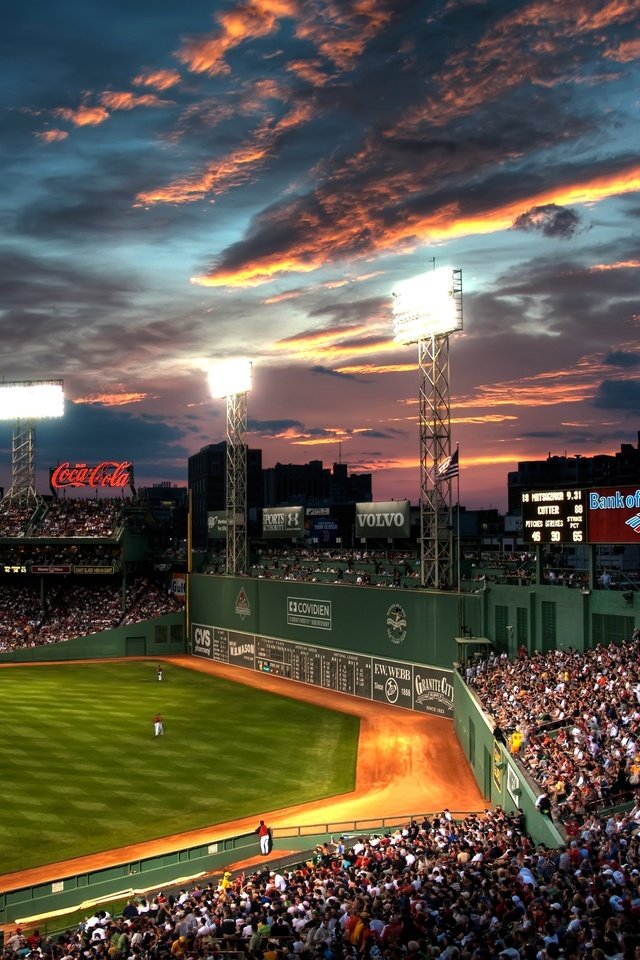 Обои облака, парк, люди, бостон, fenway, beysball, бейсбол, clouds, park, people, boston, baseball разрешение 4033x2825 Загрузить