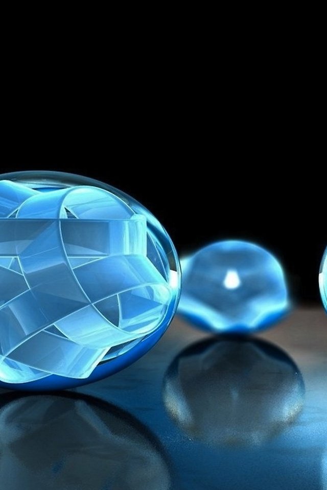 Обои синие шары, blue balls разрешение 2560x1440 Загрузить