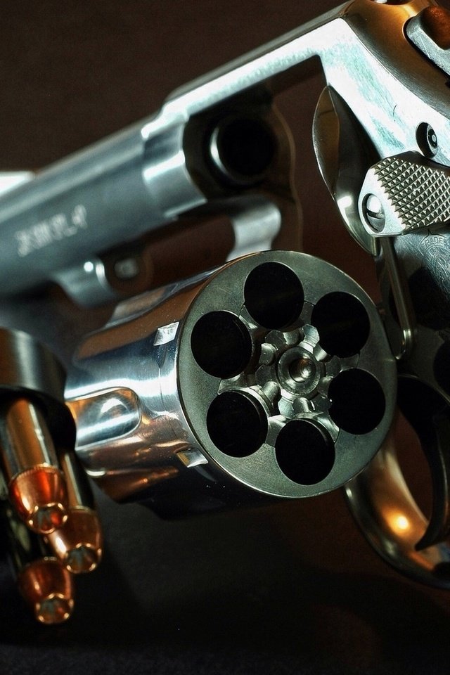 Обои патроны, револьвер, барабан, огнестрельное оружие, cartridges, revolver, drum, firearms разрешение 1920x1200 Загрузить