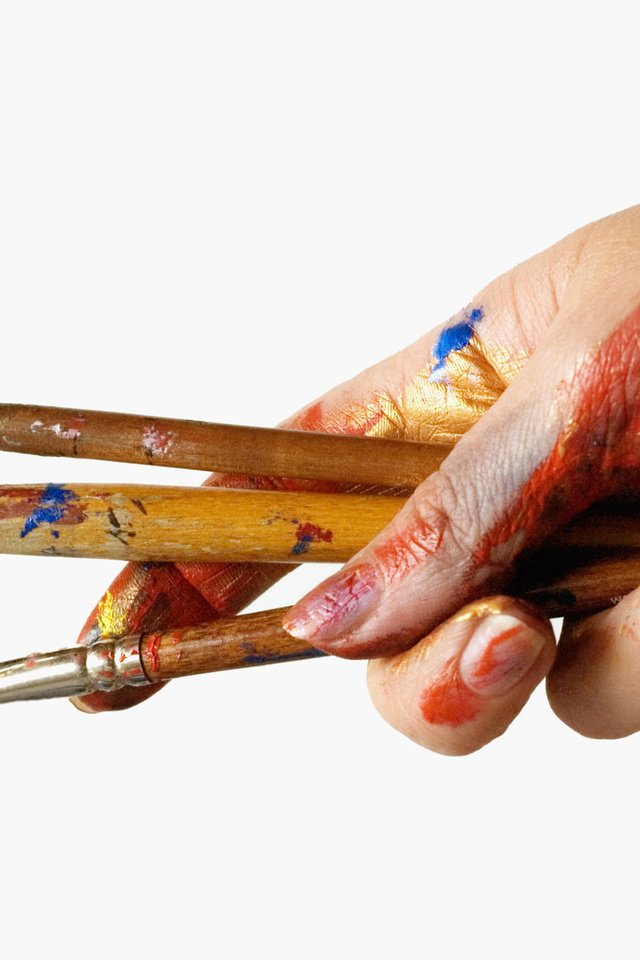 Обои рука, краски, творчество, рисование, кисточки, кисти, изобразительное искусство, hand, paint, creativity, drawing, brush, fine art разрешение 1920x1200 Загрузить