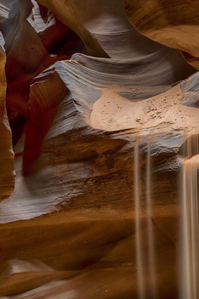 Обои скалы, песок, каньон антилопы, rocks, sand, antelope canyon разрешение 1920x1200 Загрузить