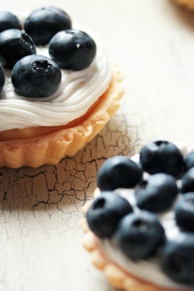 Обои ягоды, черника, сладкое, десерт, пирожное, крем, berries, blueberries, sweet, dessert, cake, cream разрешение 1920x1080 Загрузить