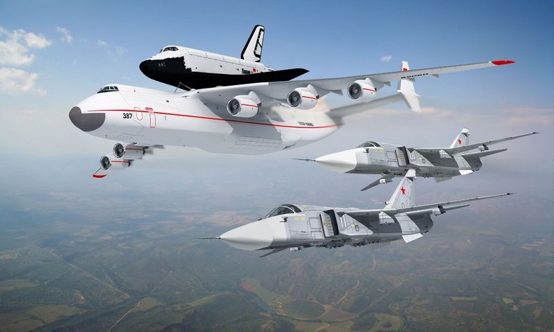 Обои ан-225, буран, мрия, су-24, the an-225, buran, mriya, su-24 разрешение 3000x2000 Загрузить
