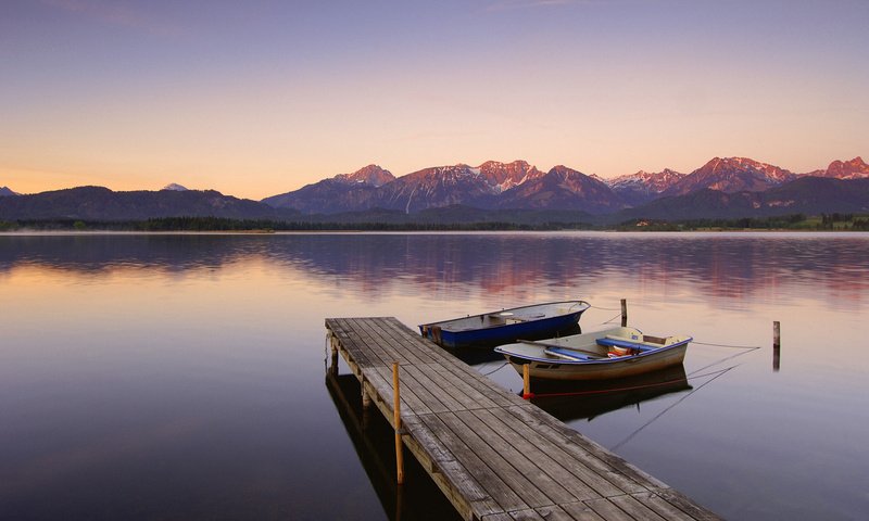 Обои озеро, лодки, германия, lake, boats, germany разрешение 1920x1200 Загрузить