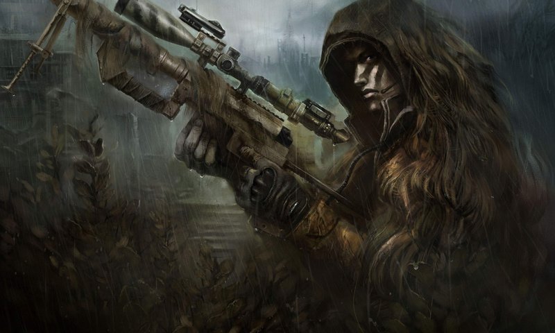 Обои оружие, снайпер, дождь, винтовка, солдат, засада, камуфляж, weapons, sniper, rain, rifle, soldiers, ambush, camouflage разрешение 2048x1536 Загрузить