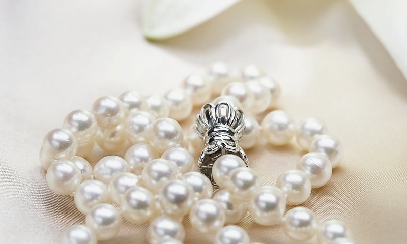 Обои ожерелье, жемчуг, колье, necklace, pearl разрешение 1920x1200 Загрузить