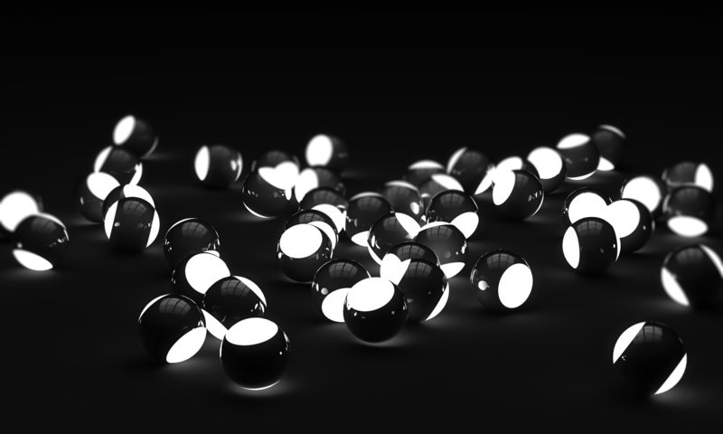 Обои шары, чёрно-белое, шарики, сферы, luminous spheres, полосатый круг, balls, black and white, sphere, striped circle разрешение 1920x1200 Загрузить