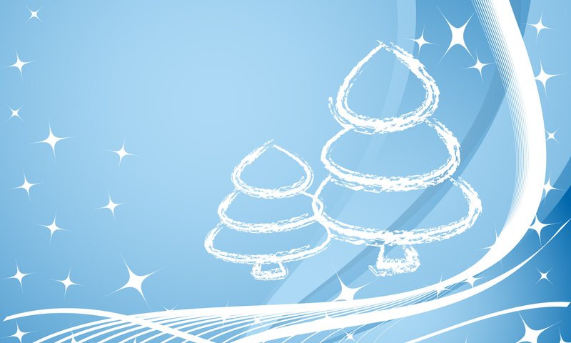 Обои новый год, елка, линии, синий, new year, tree, line, blue разрешение 1920x1200 Загрузить