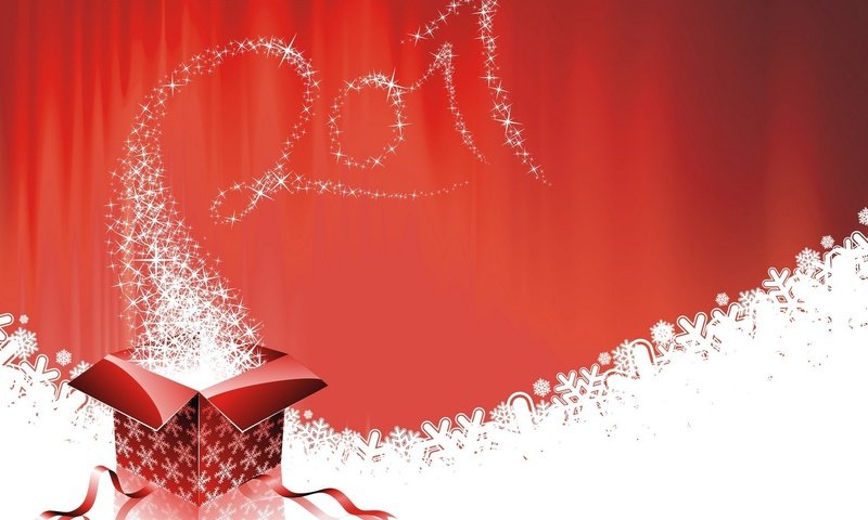 Обои новый год, обои, подарок, 2011 год, new year, wallpaper, gift, 2011 разрешение 1920x1200 Загрузить