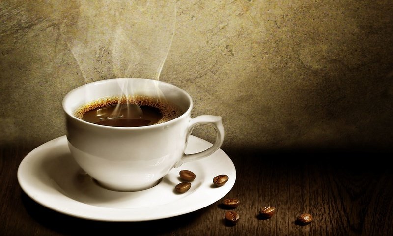 Обои зерна, кофе, чашка, grain, coffee, cup разрешение 2560x1903 Загрузить