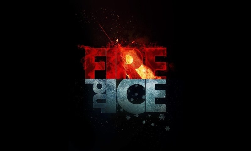 Обои огонь, лёд, огненная, fire, ice разрешение 1920x1200 Загрузить