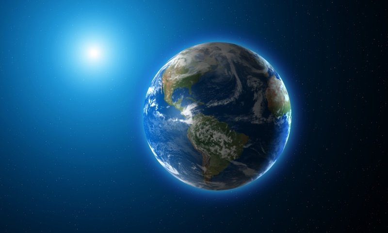 Обои земля, планета, тени, легкие, earth, planet, shadows, light разрешение 1920x1080 Загрузить