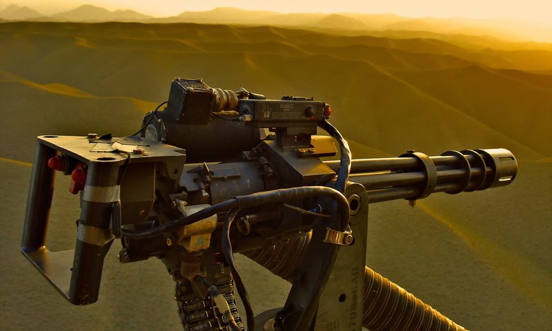 Обои пулемет, миниган, machine gun, minigun разрешение 1920x1200 Загрузить