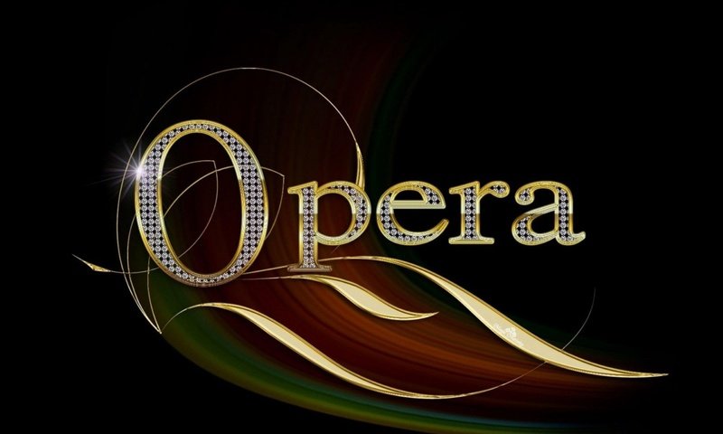 Обои опера, название, золотая, алмазы, opera, name, gold, diamonds разрешение 2560x1600 Загрузить