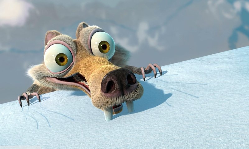 Обои ледниковый период, белка, скрэт, ice age, protein, scrat разрешение 1920x1080 Загрузить