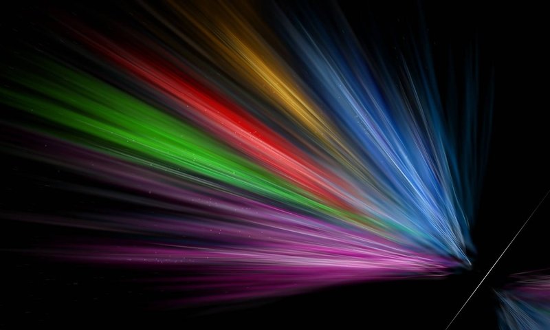 Обои линии, лучи, цвет, радуга, форма, черный фон, line, rays, color, rainbow, form, black background разрешение 1920x1080 Загрузить