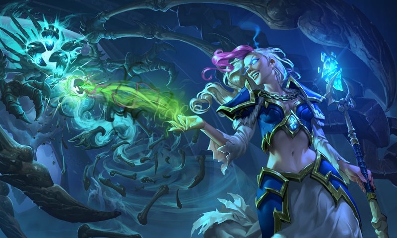 Обои воин, girl warrior, knights of the frozen throne, magician, warrior разрешение 7940x4493 Загрузить