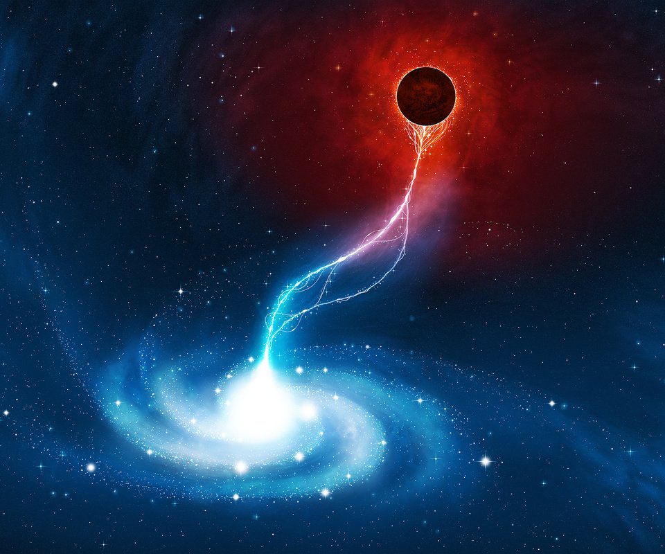 Обои звезды, черная дыра, галактика, stars, black hole, galaxy разрешение 2560x1600 Загрузить