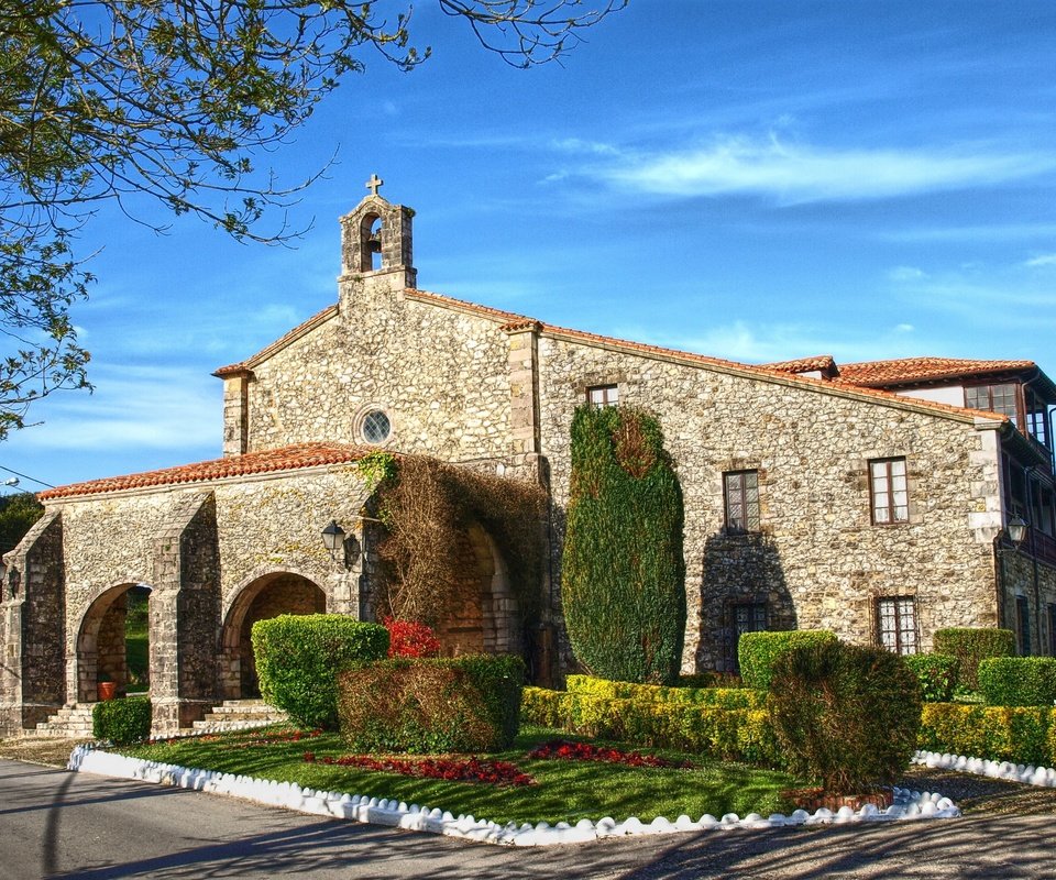 Обои храм, испания, монастырь, кантабрия, temple, spain, the monastery, cantabria разрешение 3072x2074 Загрузить