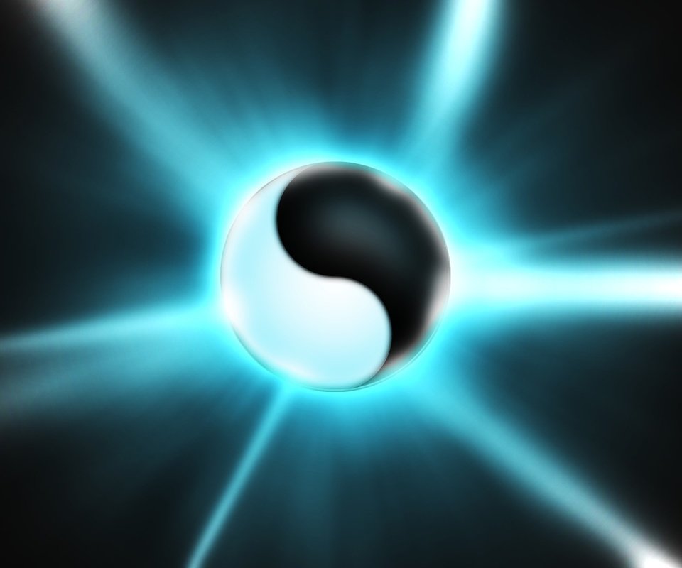 Обои шар, черное, белое, инь-янь, ball, black, white, yin-yang разрешение 1920x1200 Загрузить