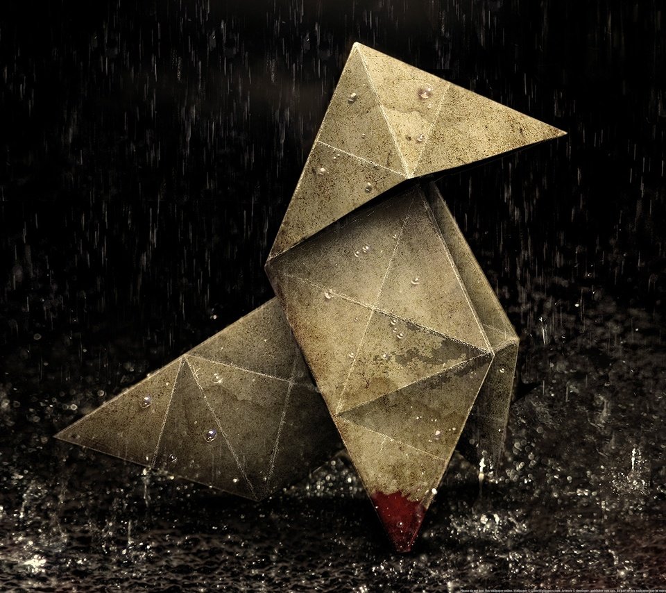 Обои оригами, heavy rain, quantic dream, origami разрешение 2560x1600 Загрузить