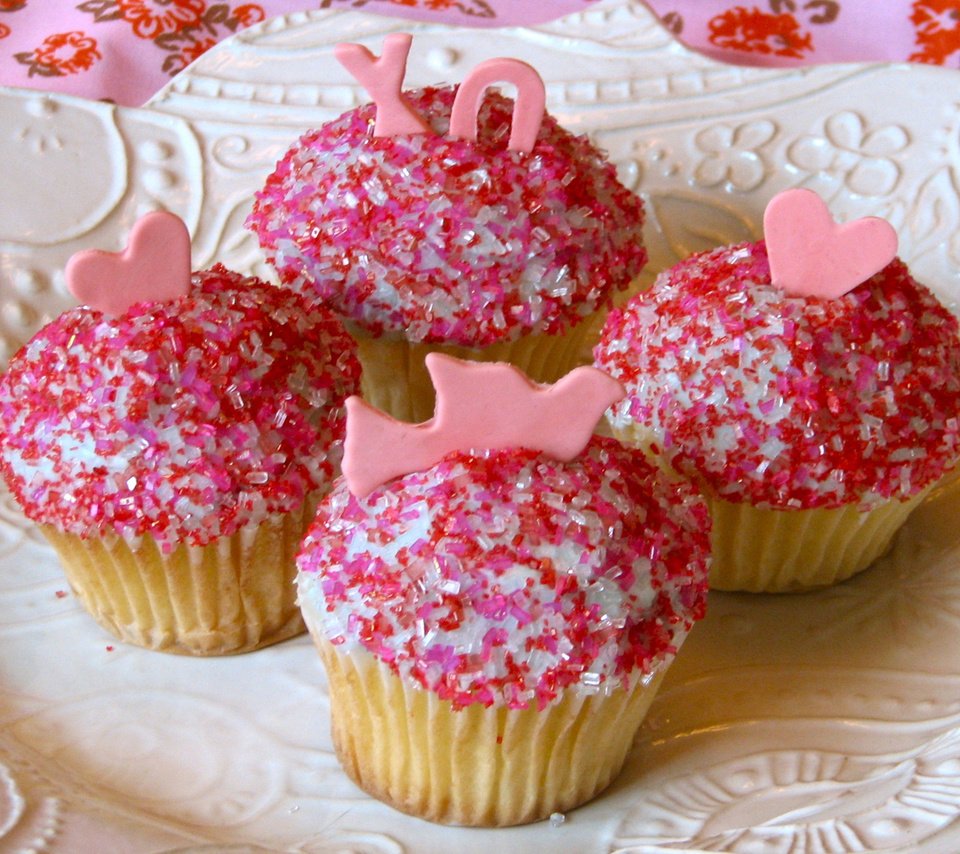 Обои розовый, глазурь, кекс, маффины, pink, glaze, cupcake, muffins разрешение 1920x1440 Загрузить