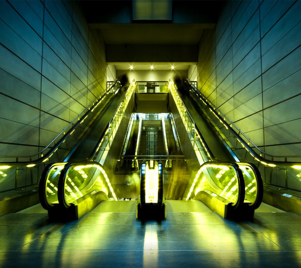 Обои свет, эскалатор, streamline, ladyrapid, light, escalator разрешение 1920x1200 Загрузить