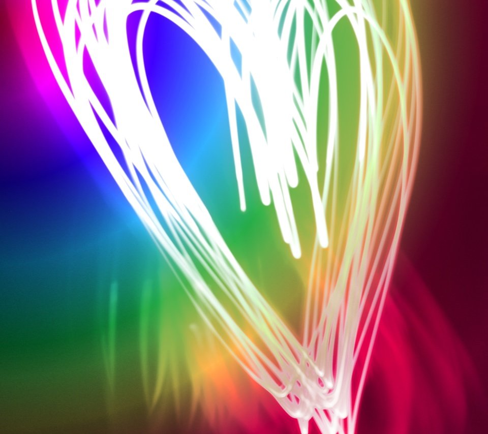 Обои свет, неон, цвета, краски, сердце, расцветка, сердечка, light, neon, color, paint, heart, colors разрешение 3696x2848 Загрузить