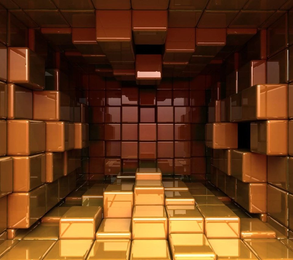 Обои графика, зал, квадраты, кубы, 3д, комната из кубов, кубов, graphics, hall, squares, cuba, 3d, room of cubes, cubes разрешение 1920x1200 Загрузить