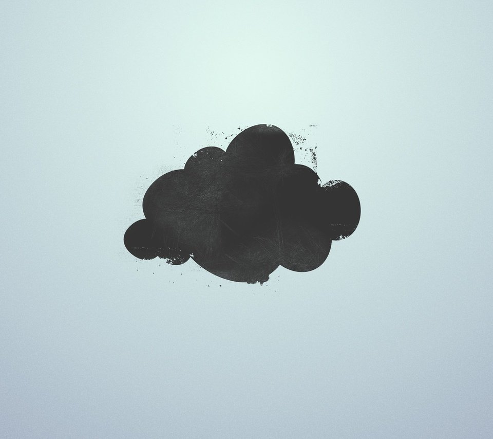 Обои granzh, oblako, minimalizm разрешение 2560x1600 Загрузить