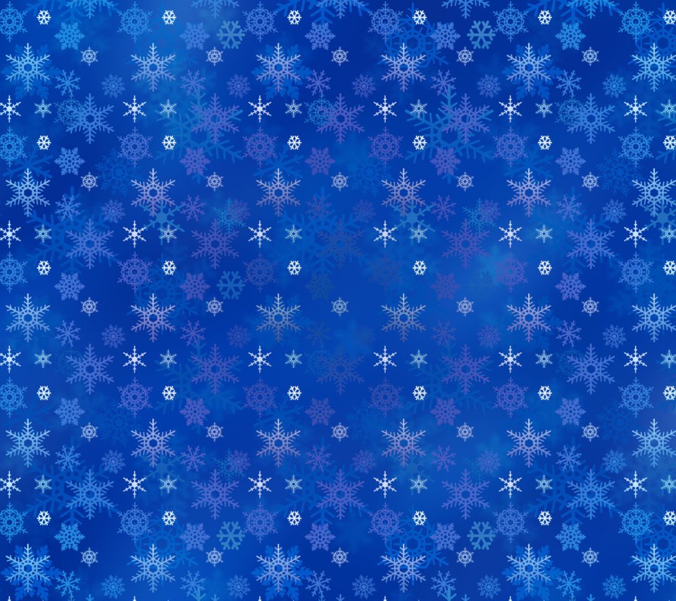 Обои снежинки, синий фон, зимний узор, snowflakes, blue background, winter pattern разрешение 1920x1200 Загрузить