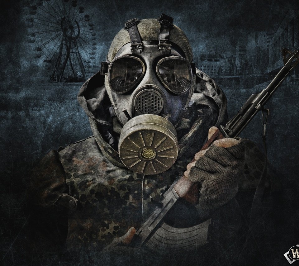 Обои игра, противогаз, сталкер, the game, gas mask, stalker разрешение 2048x1536 Загрузить