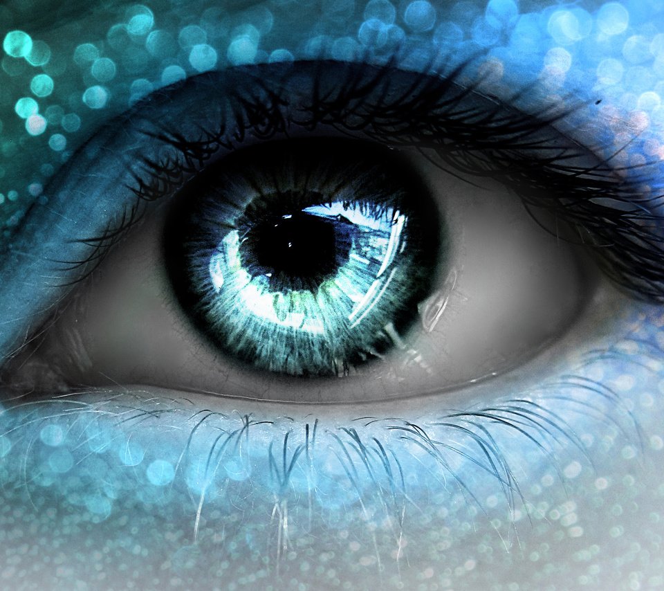 Обои макро, глаз, голубые, огоньки, ресницы, macro, eyes, blue, lights, eyelashes разрешение 2478x1580 Загрузить