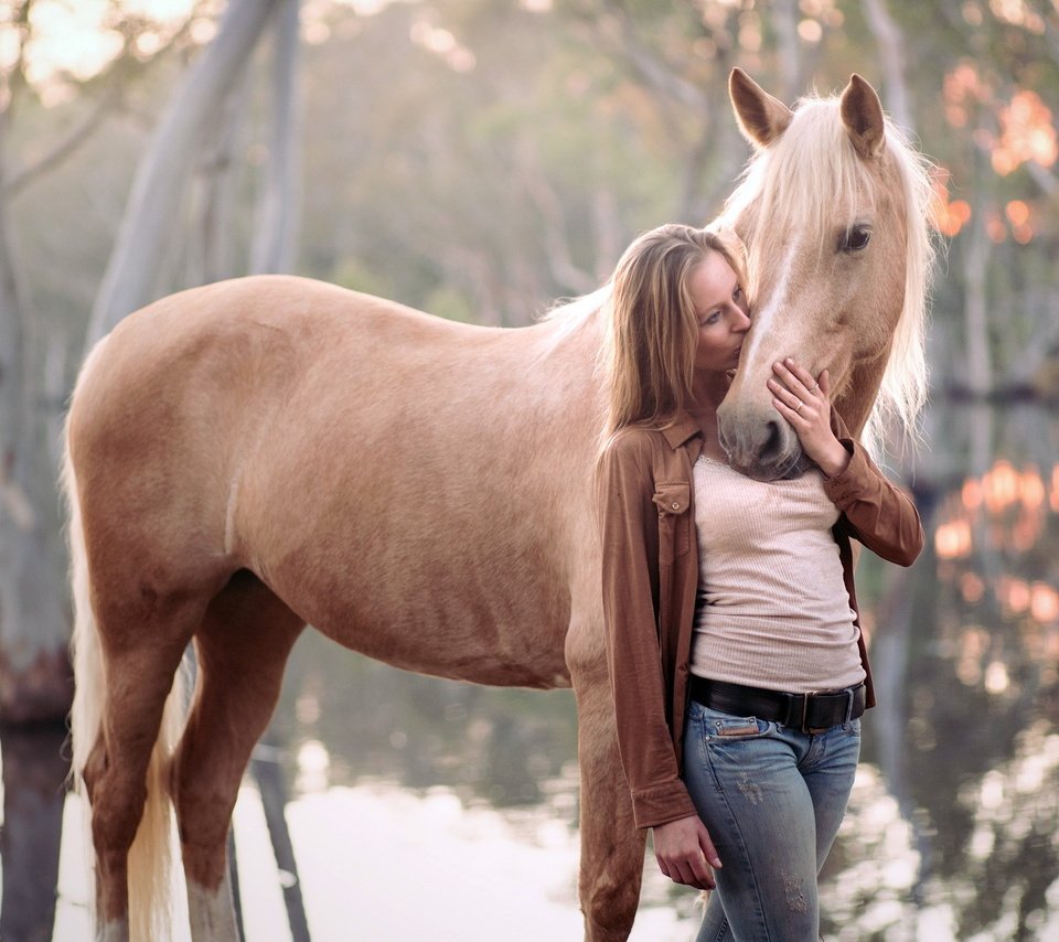 Обои природа, девушка, конь, nature, girl, horse разрешение 2048x1368 Загрузить
