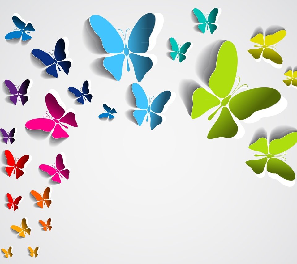 Обои фон, бабочки, цветные, background, butterfly, colored разрешение 5482x4423 Загрузить