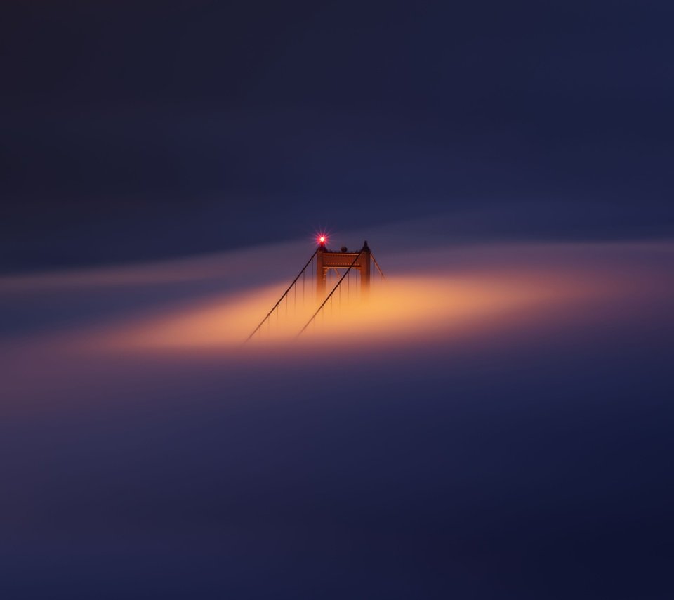 Обои туман, мост, сша, сан-франциско, золотые ворота, fog, bridge, usa, san francisco, golden gate разрешение 6483x3647 Загрузить