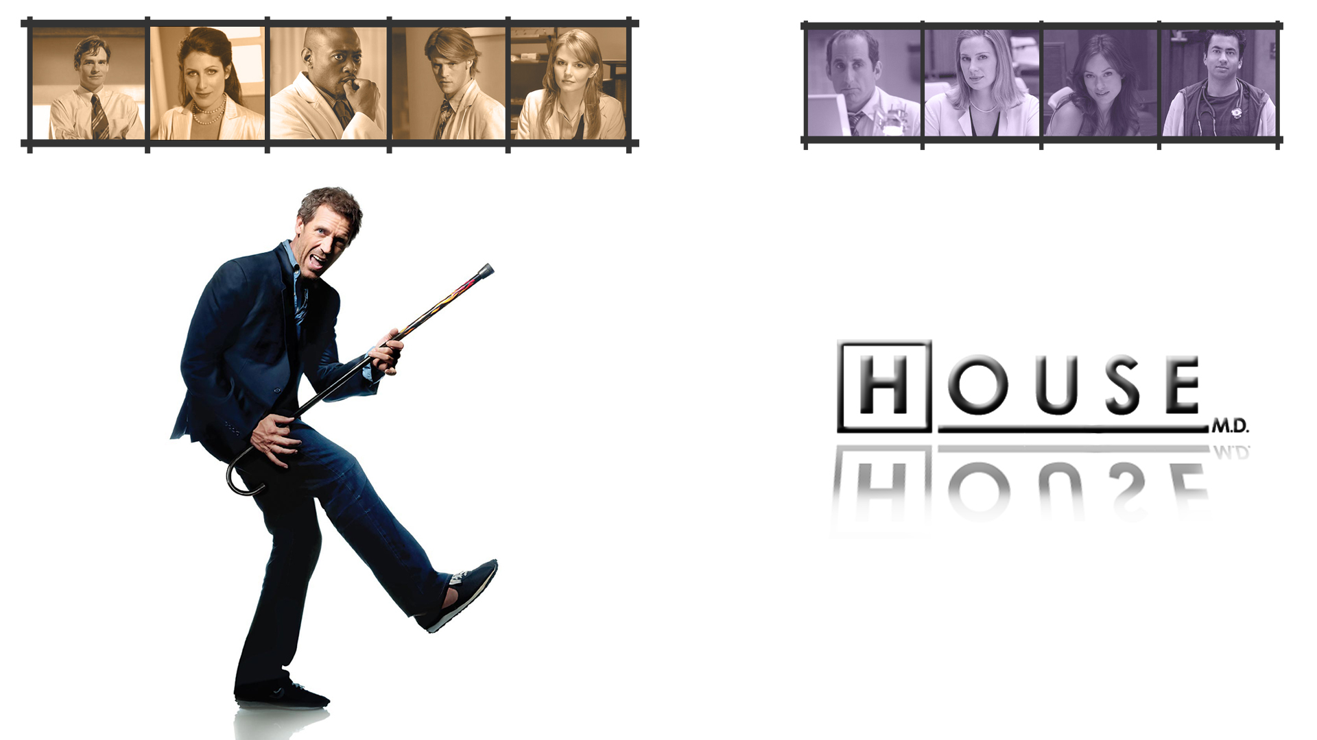 Обои хью лори, доктор хаус, hugh laurie, dr. house разрешение 1920x1080 Загрузить