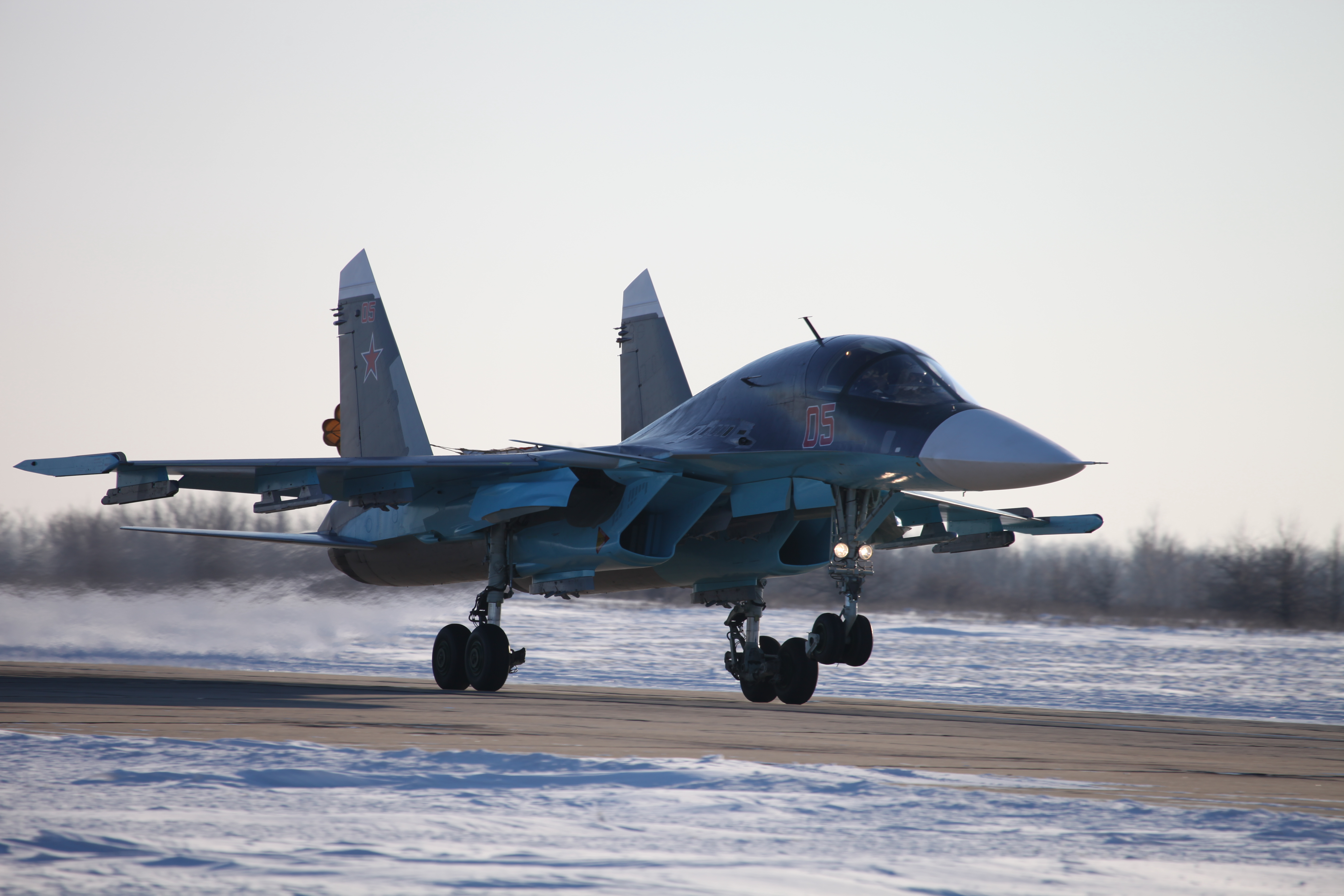 Обои су 34, bombardirovshhik, vzlet, su 34 разрешение 5616x3744 Загрузить