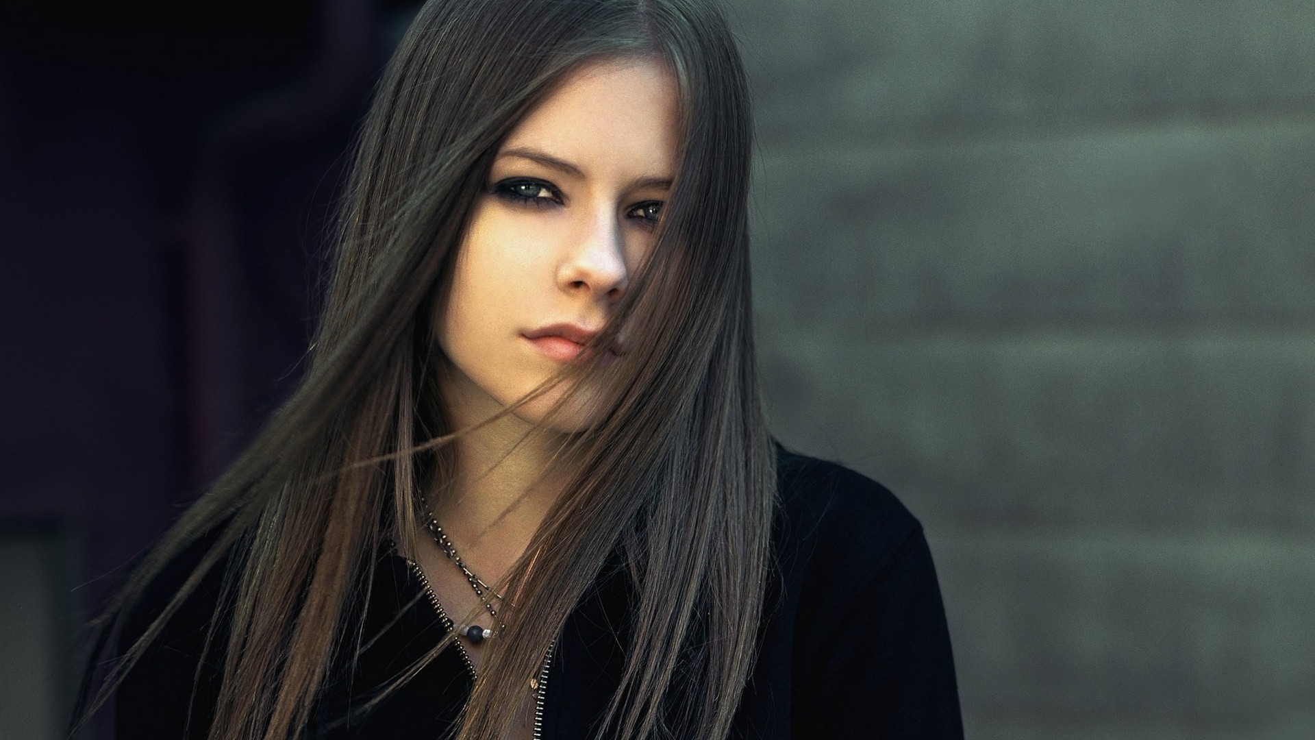 Обои лицо, аврил лавин, длинные волосы, face, avril lavigne, long hair разрешение 1920x1080 Загрузить