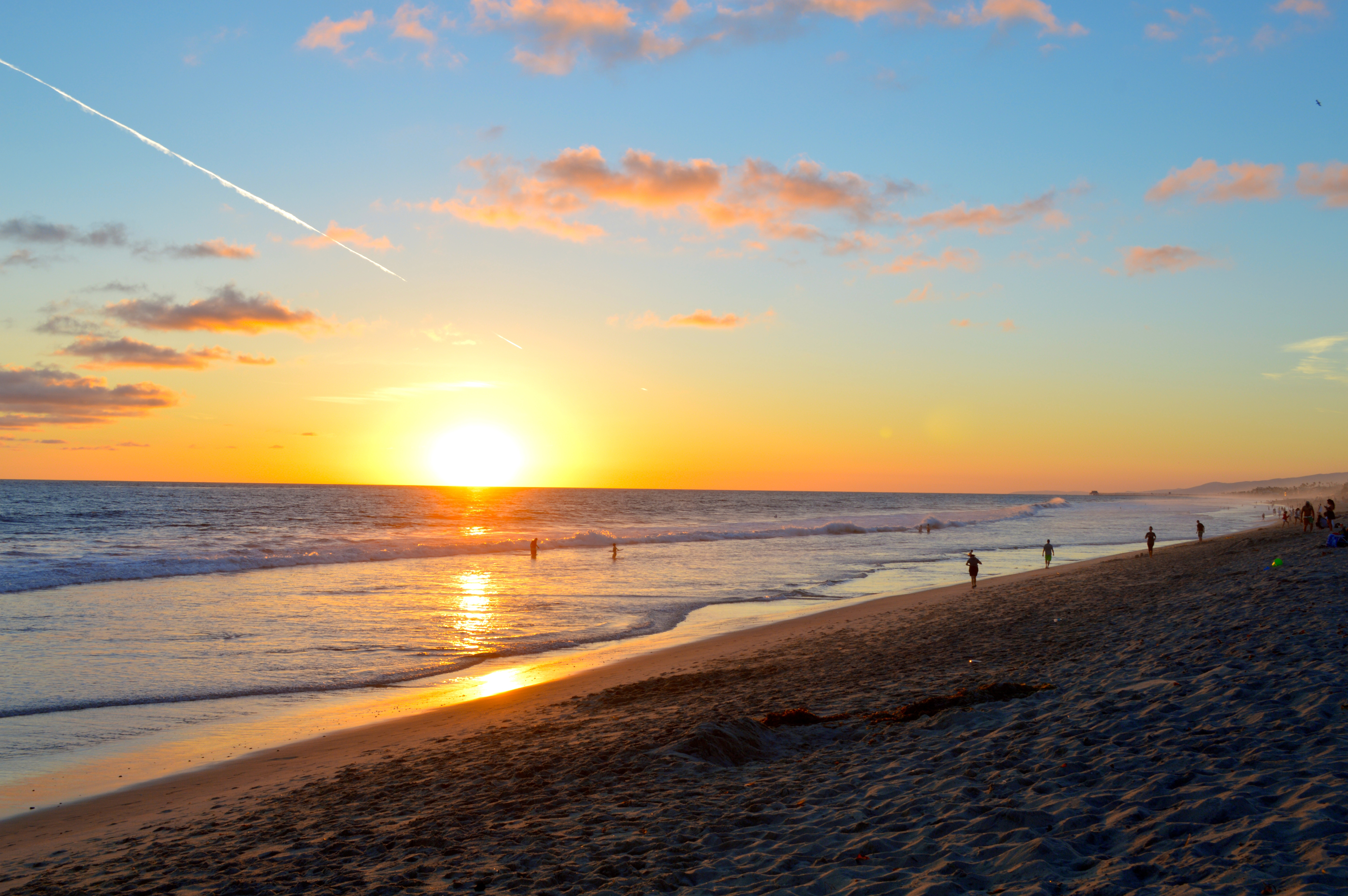 Обои закат, море, пляж, 3, sunset, sea, beach разрешение 6016x4000 Загрузить