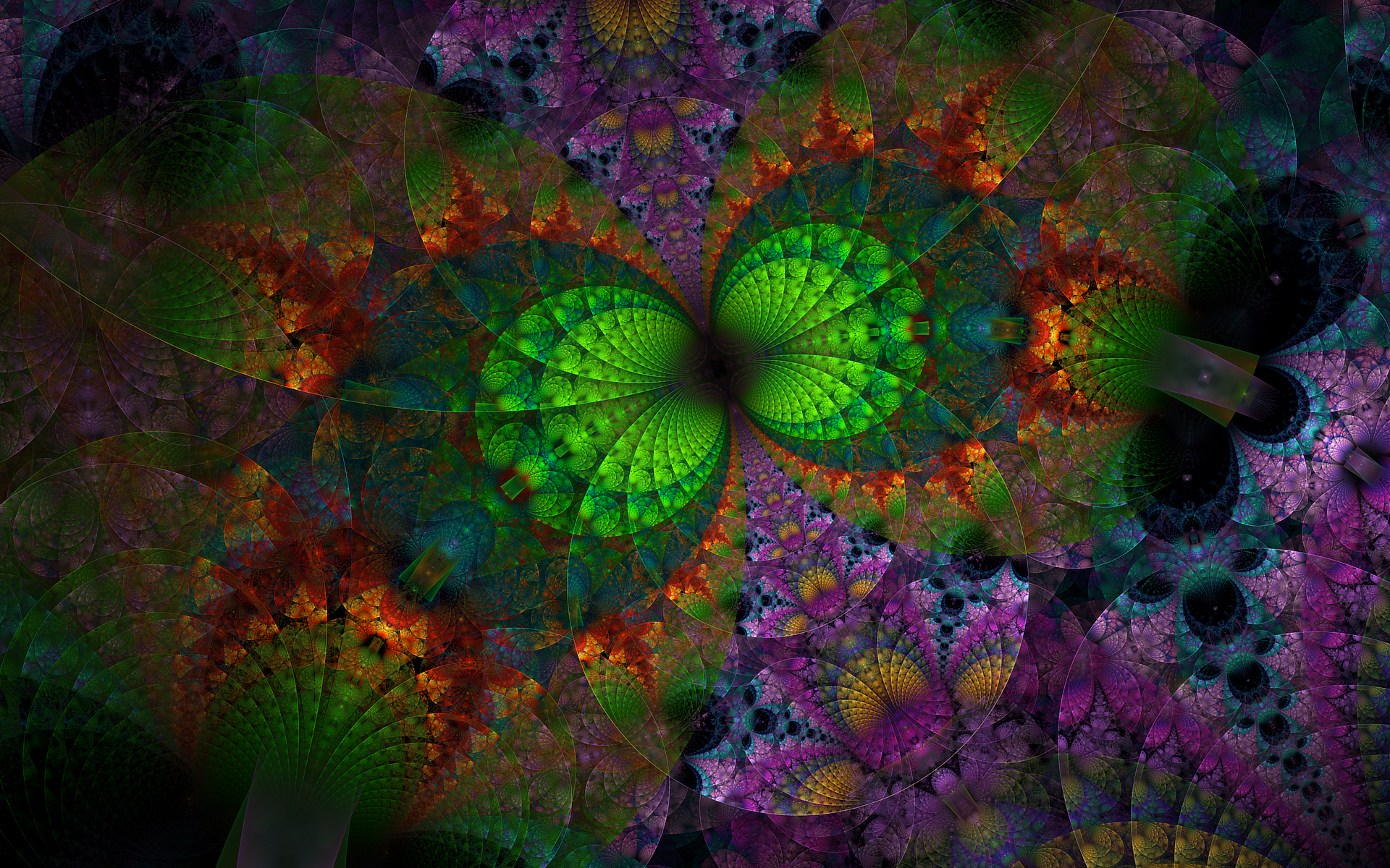 Обои фон, узор, цвет, графика, фрактал, 3д, background, pattern, color, graphics, fractal, 3d разрешение 1920x1200 Загрузить