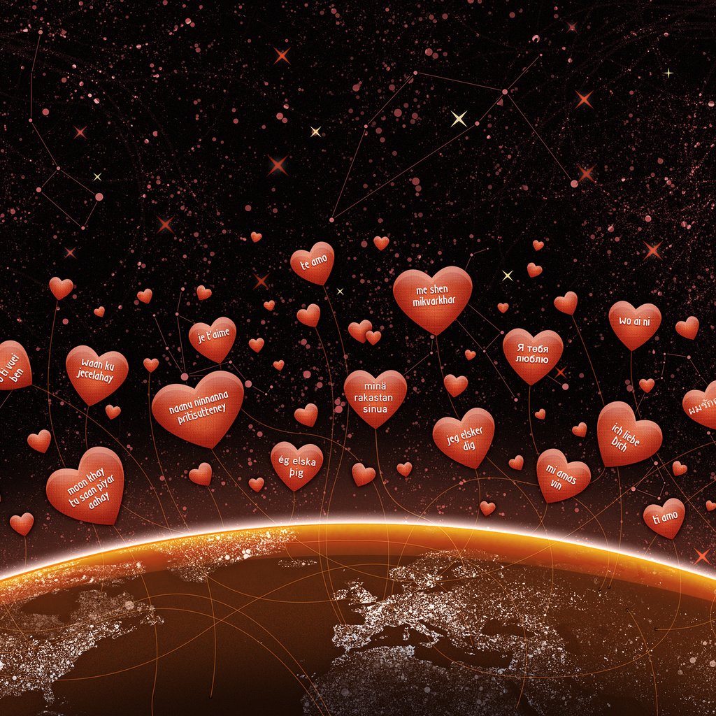 Обои земля, надписи, звезды, я тебя люблю, планета, день влюбленных, мир, любовь, сердечки, день валентина, материки, earth, labels, stars, i love you, planet, the world, love, hearts, valentine's day, continents разрешение 2560x1600 Загрузить