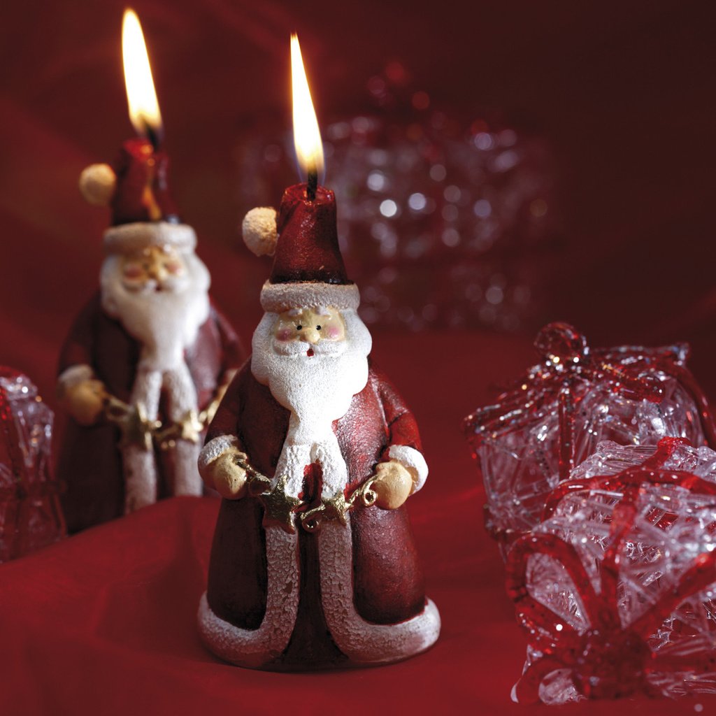 Обои свечи, новый год, подарки, дед мороз, праздник, свечки, candles, new year, gifts, santa claus, holiday, candle разрешение 1920x1280 Загрузить