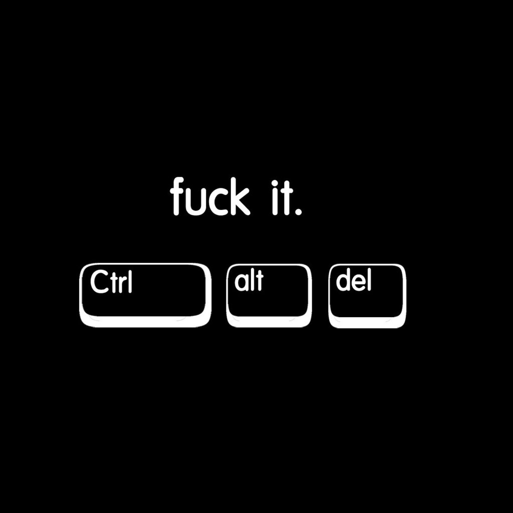 Обои клавиши, ctrl, fuck it, alt, del, keys разрешение 1920x1200 Загрузить