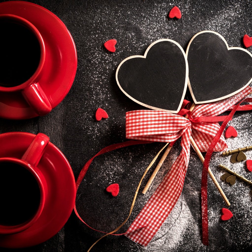 Обои кофе, сердце, сердечки, чашки, день святого валентина, бант, кубок, valentines day, сердечка, 14февраля, 14 february, coffee, heart, hearts, cup, valentine's day, bow разрешение 2880x2117 Загрузить