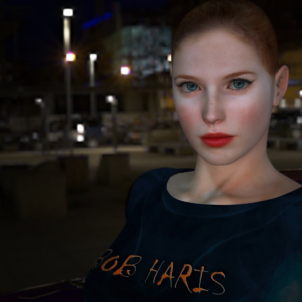 Обои ночь, девушка, портрет, город, рыжая, 3д, 3d девушка, night, girl, portrait, the city, red, 3d, 3d girl разрешение 2803x1577 Загрузить