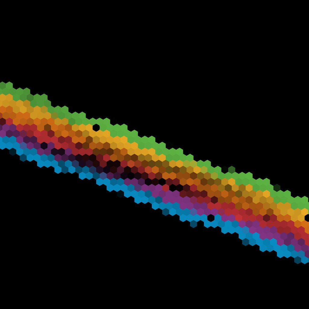 Обои цвет, радуга, черный фон, спектр, color, rainbow, black background, range разрешение 2560x1600 Загрузить