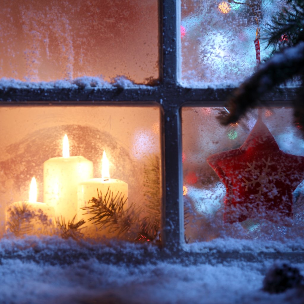 Обои свечи, новый год, звезда, окно, рождество, снежинка, candles, new year, star, window, christmas, snowflake разрешение 5616x3744 Загрузить