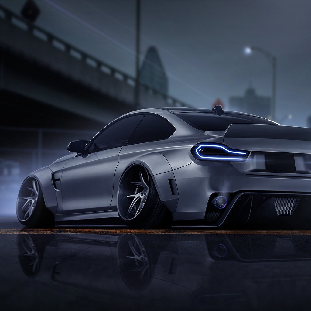 Обои арт, bmw m4, машина, серый, авто, рендеринг, dark side, купе, бмв, m4, art, machine, grey, auto, rendering, coupe, bmw разрешение 1920x1194 Загрузить